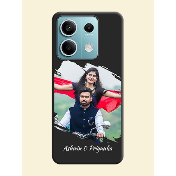 Grunge Brush Strokes - Photo on Space Black Soft Matte Back Cover - Poco X6 Neo 5G Grunge Brush Strokes - Photo on Space Black Soft Matte Back Cover - Poco X6 Neo 5G