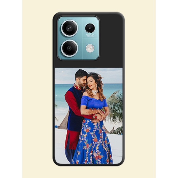 Image Upload With Space Black Color On Custom Soft Matte Mobile Back Cover - Poco X6 Neo 5G Image Upload With Space Black Color On Custom Soft Matte Mobile Back Cover - Poco X6 Neo 5G