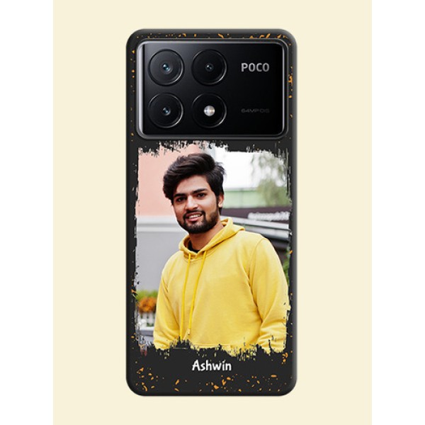 Spray Free Design - Photo on Space Black Soft Matte Phone Cover - Poco X6 Pro 5G Spray Free Design - Photo on Space Black Soft Matte Phone Cover - Poco X6 Pro 5G