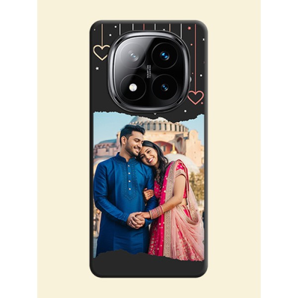 Love Hangings with Splash Wave Picture On Space Black Custom Soft Matte Mobile Back Cover - Poco X7 5G Love Hangings with Splash Wave Picture On Space Black Custom Soft Matte Mobile Back Cover - Poco X7 5G