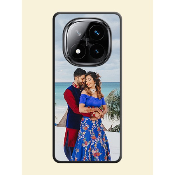 Full Single Pic Upload On Space Black Custom Soft Matte Mobile Back Cover - Poco X7 5G Full Single Pic Upload On Space Black Custom Soft Matte Mobile Back Cover - Poco X7 5G