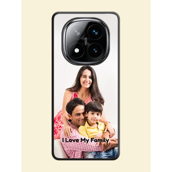 Full Single Pic Upload With Text On Space Black Custom Soft Matte Mobile Back Cover - Poco X7 5G Full Single Pic Upload With Text On Space Black Custom Soft Matte Mobile Back Cover - Poco X7 5G