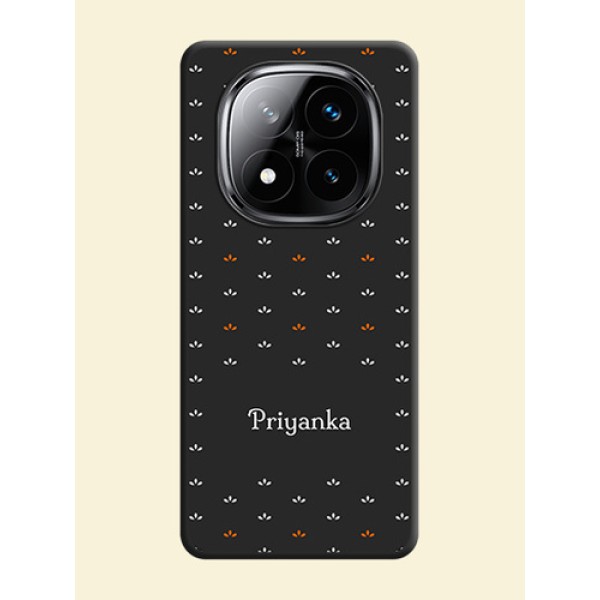Simple Pattern With Custom Text On Space Black Custom Soft Matte Mobile Back Cover - Poco X7 5G Simple Pattern With Custom Text On Space Black Custom Soft Matte Mobile Back Cover - Poco X7 5G