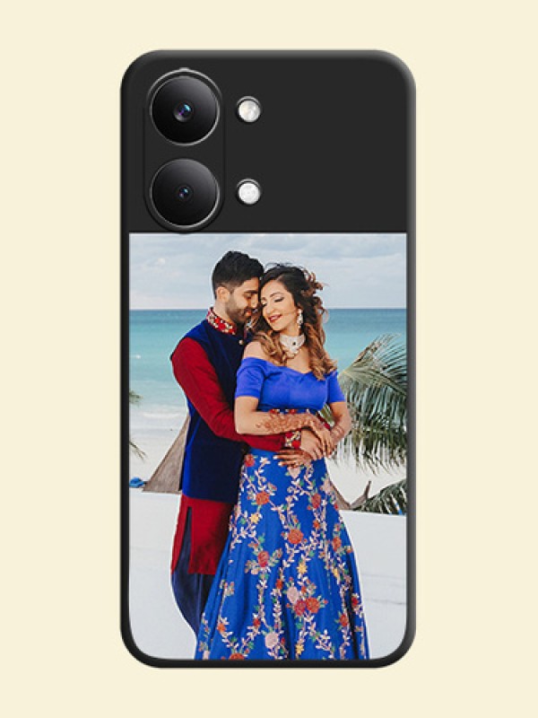 Image Upload With Space Black Color On Custom Soft Matte Mobile Back Cover - Poco X8 Pro Max 5G