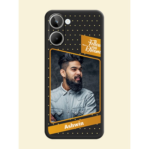 Follow Your Dreams with White Dots on Space Black Custom Soft Matte Phone Cases - Realme 10 Pro 5G Follow Your Dreams with White Dots on Space Black Custom Soft Matte Phone Cases - Realme 10 Pro 5G