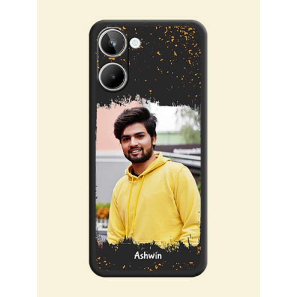 Spray Free Design on Photo on Space Black Soft Matte Phone Cover - Realme 10 Pro 5G Spray Free Design on Photo on Space Black Soft Matte Phone Cover - Realme 10 Pro 5G