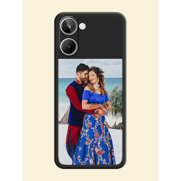 Image Upload With Space Black Color On Custom Soft Matte Mobile Back Cover - Realme 10 Pro 5G Image Upload With Space Black Color On Custom Soft Matte Mobile Back Cover - Realme 10 Pro 5G