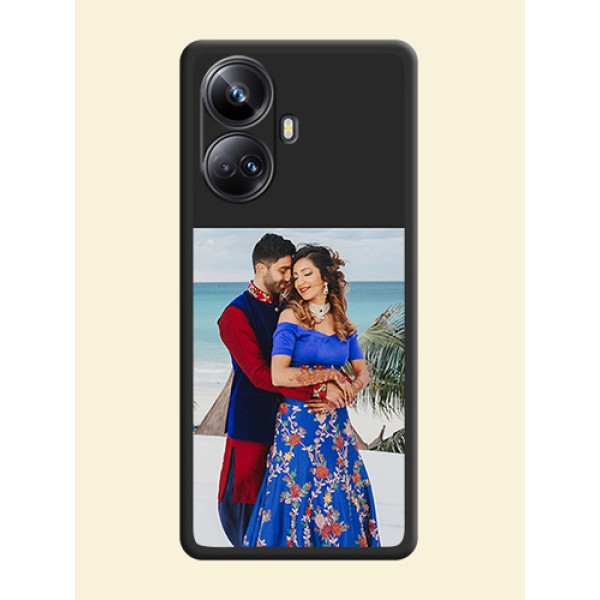 Image Upload With Space Black Color On Custom Soft Matte Mobile Back Cover - Realme 10 Pro Plus 5G Image Upload With Space Black Color On Custom Soft Matte Mobile Back Cover - Realme 10 Pro Plus 5G