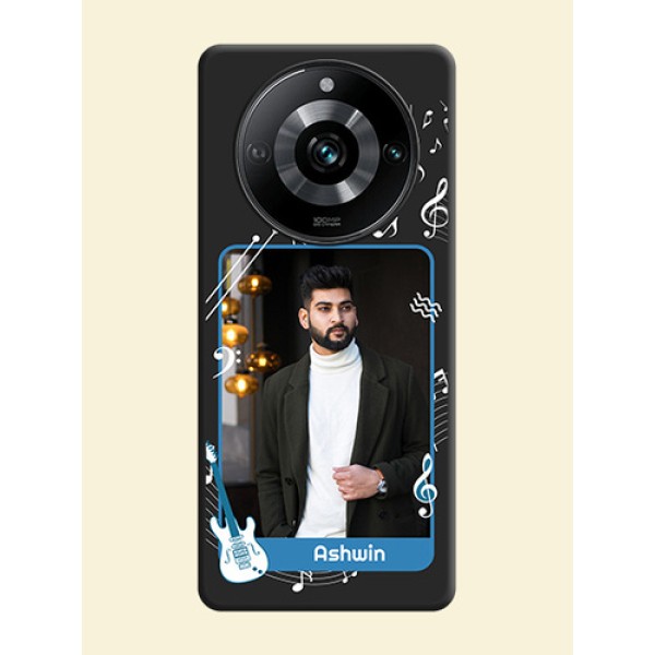 Musical Theme Design with Text - Photo on Space Black Soft Matte Mobile Case - Realme 11 Pro 5G Musical Theme Design with Text - Photo on Space Black Soft Matte Mobile Case - Realme 11 Pro 5G