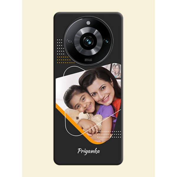 Yellow Triangle - Photo on Space Black Soft Matte Phone Cover - Realme 11 Pro 5G Yellow Triangle - Photo on Space Black Soft Matte Phone Cover - Realme 11 Pro 5G
