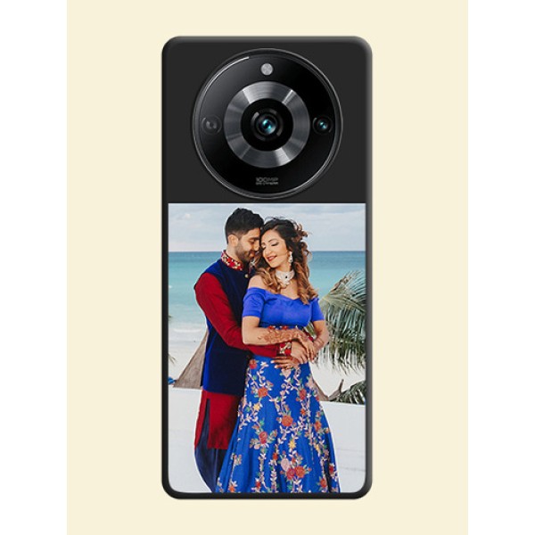 Image Upload With Space Black Color On Custom Soft Matte Mobile Back Cover - Realme 11 Pro 5G Image Upload With Space Black Color On Custom Soft Matte Mobile Back Cover - Realme 11 Pro 5G
