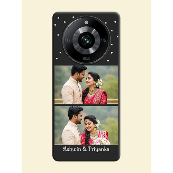 Miniature Love Symbols with Name on Space Black Custom Soft Matte Back Cover - Realme 11 Pro Plus 5G Miniature Love Symbols with Name on Space Black Custom Soft Matte Back Cover - Realme 11 Pro Plus 5G
