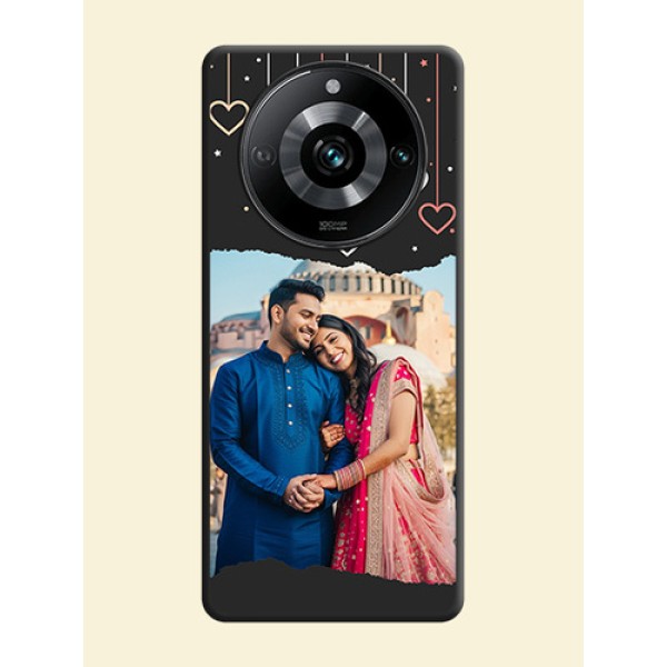 Love Hangings with Splash Wave Picture on Space Black Custom Soft Matte Phone Back Cover - Realme 11 Pro Plus 5G Love Hangings with Splash Wave Picture on Space Black Custom Soft Matte Phone Back Cover - Realme 11 Pro Plus 5G