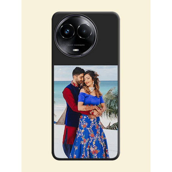 Image Upload With Space Black Color On Custom Soft Matte Mobile Back Cover - Realme 11X 5G Image Upload With Space Black Color On Custom Soft Matte Mobile Back Cover - Realme 11X 5G