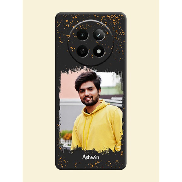 Spray Free Design - Photo on Space Black Soft Matte Phone Cover - Realme 12 5G Spray Free Design - Photo on Space Black Soft Matte Phone Cover - Realme 12 5G