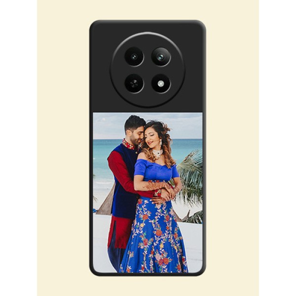 Image Upload With Space Black Color On Custom Soft Matte Mobile Back Cover - Realme 12 5G Image Upload With Space Black Color On Custom Soft Matte Mobile Back Cover - Realme 12 5G