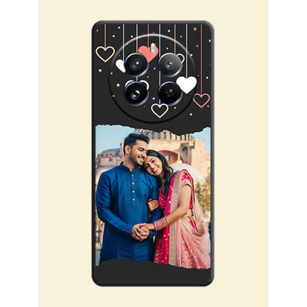 Love Hangings with Splash Wave Picture on Space Black Custom Soft Matte Phone Back Cover - Realme 12 Pro Plus 5G Love Hangings with Splash Wave Picture on Space Black Custom Soft Matte Phone Back Cover - Realme 12 Pro Plus 5G