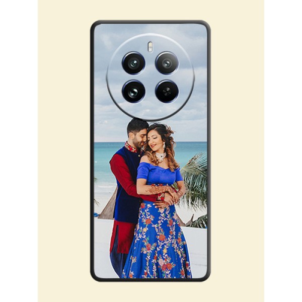 Full Single Pic Upload On Space Black Personalized Soft Matte Phone Covers - Realme 12 Pro Plus 5G Full Single Pic Upload On Space Black Personalized Soft Matte Phone Covers - Realme 12 Pro Plus 5G