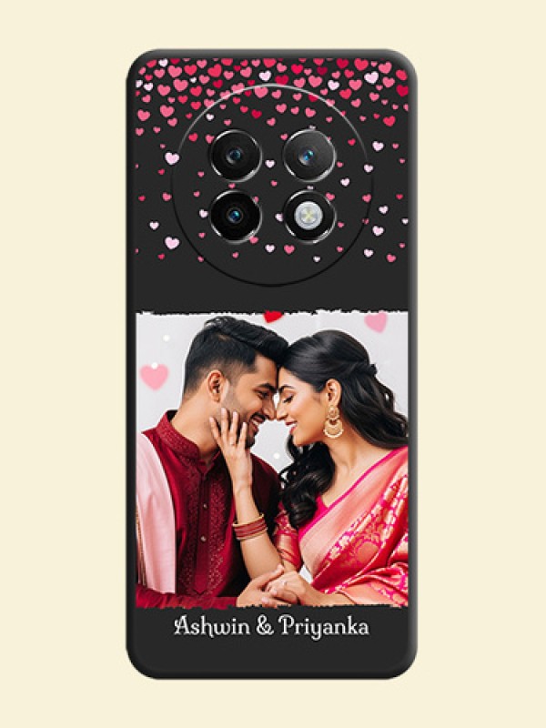 Fall in Love with Your Partner on Photo On Space Black Custom Soft Matte Mobile Back Cover - Realme 13 Plus 5G
