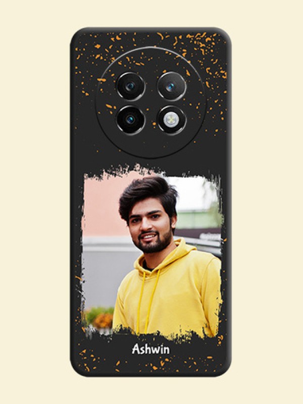 Spray Free Design on Photo On Space Black Custom Soft Matte Mobile Back Cover - Realme 13 Plus 5G