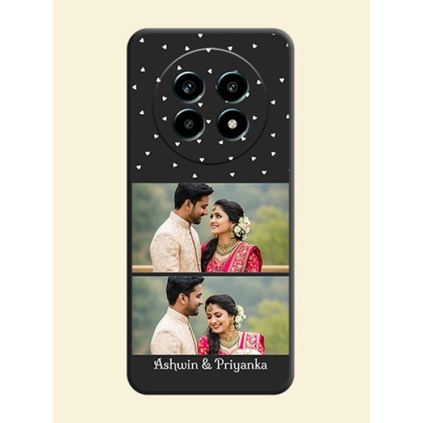 Miniature Love Symbols with Name On Space Black Custom Soft Matte Mobile Back Cover - Realme 13 Pro 5G Miniature Love Symbols with Name On Space Black Custom Soft Matte Mobile Back Cover - Realme 13 Pro 5G