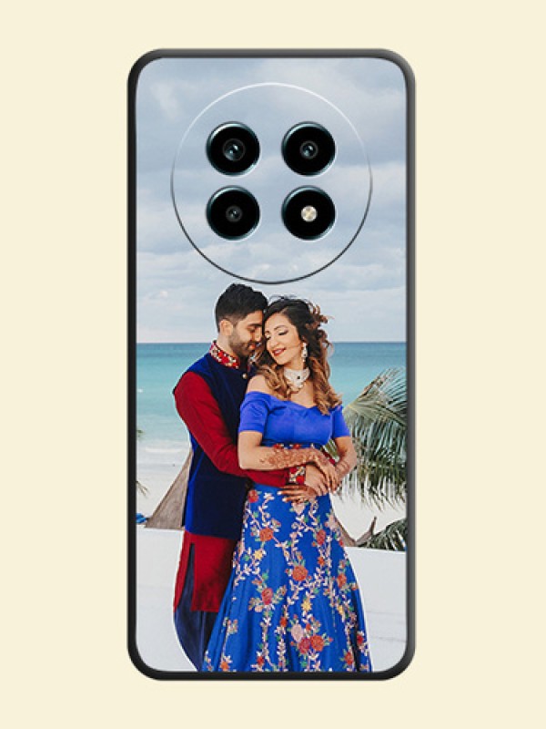 Full Single Pic Upload On Space Black Custom Soft Matte Mobile Back Cover - Realme 13 Pro 5G