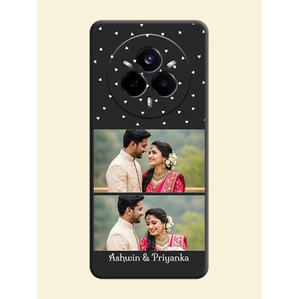 Miniature Love Symbols with Name On Space Black Custom Soft Matte Mobile Back Cover - Realme 14 Pro 5G Miniature Love Symbols with Name On Space Black Custom Soft Matte Mobile Back Cover - Realme 14 Pro 5G