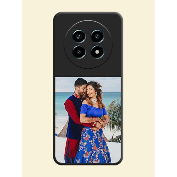Image Upload With Space Black Color On Custom Soft Matte Mobile Back Cover - Realme 14 Pro Lite 5G Image Upload With Space Black Color On Custom Soft Matte Mobile Back Cover - Realme 14 Pro Lite 5G