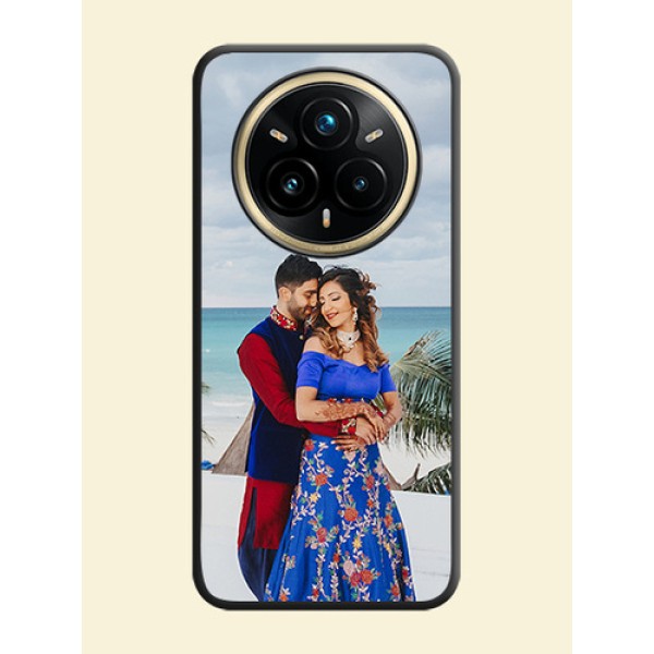 Full Single Pic Upload On Space Black Custom Soft Matte Mobile Back Cover - Realme 14 Pro Plus 5G Full Single Pic Upload On Space Black Custom Soft Matte Mobile Back Cover - Realme 14 Pro Plus 5G