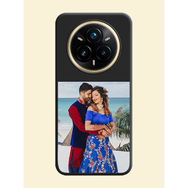 Image Upload With Space Black Color On Custom Soft Matte Mobile Back Cover - Realme 14 Pro Plus 5G Image Upload With Space Black Color On Custom Soft Matte Mobile Back Cover - Realme 14 Pro Plus 5G