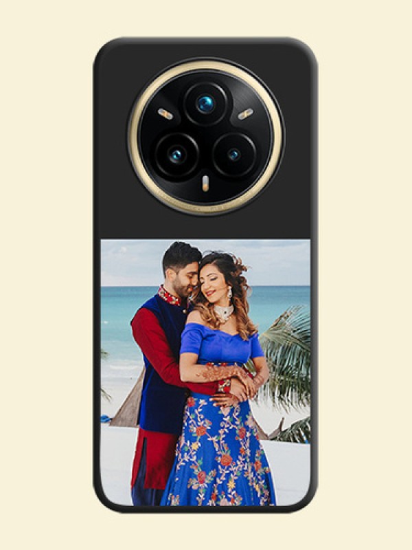 Image Upload With Space Black Color On Custom Soft Matte Mobile Back Cover - Realme 14 Pro Plus 5G