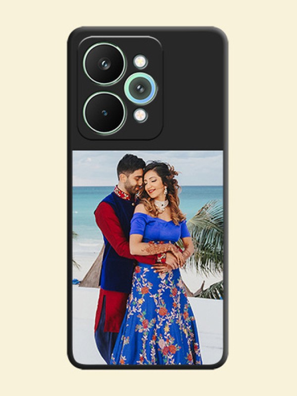 Image Upload With Space Black Color On Custom Soft Matte Mobile Back Cover - Realme 15 Pro 5G