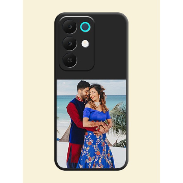Image Upload With Space Black Color On Custom Soft Matte Mobile Back Cover - Realme 15X 5G Image Upload With Space Black Color On Custom Soft Matte Mobile Back Cover - Realme 15X 5G