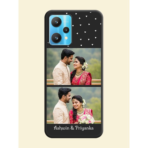Miniature Love Symbols with Name on Space Black Custom Soft Matte Back Cover - Realme 9 Pro 5G Miniature Love Symbols with Name on Space Black Custom Soft Matte Back Cover - Realme 9 Pro 5G