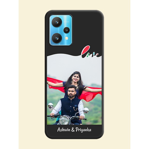 Fall in Love Pattern with Picture on Photo on Space Black Soft Matte Mobile Case - Realme 9 Pro 5G Fall in Love Pattern with Picture on Photo on Space Black Soft Matte Mobile Case - Realme 9 Pro 5G