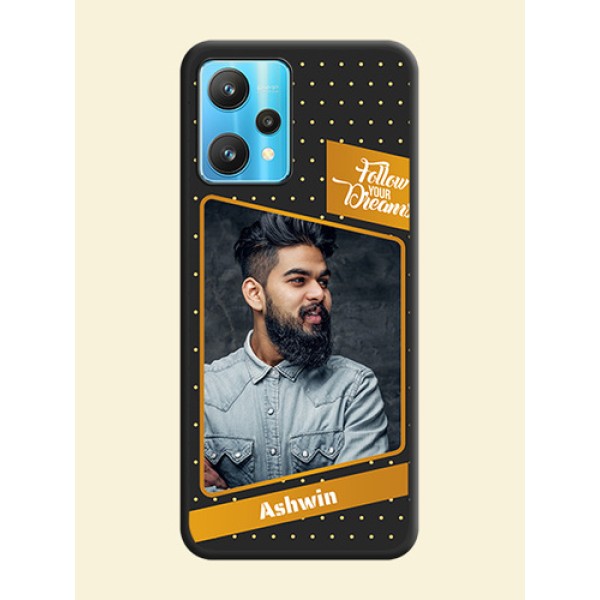 Follow Your Dreams with White Dots on Space Black Custom Soft Matte Phone Cases - Realme 9 Pro 5G Follow Your Dreams with White Dots on Space Black Custom Soft Matte Phone Cases - Realme 9 Pro 5G