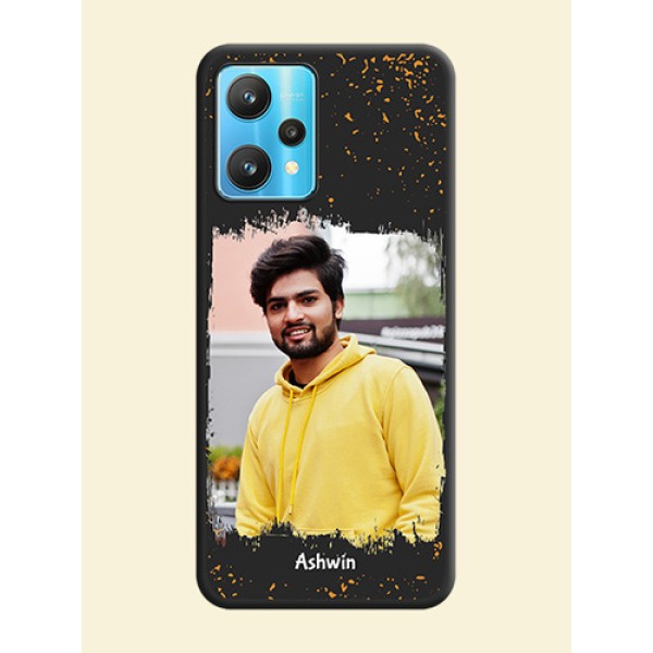 Spray Free Design on Photo on Space Black Soft Matte Phone Cover - Realme 9 Pro 5G Spray Free Design on Photo on Space Black Soft Matte Phone Cover - Realme 9 Pro 5G