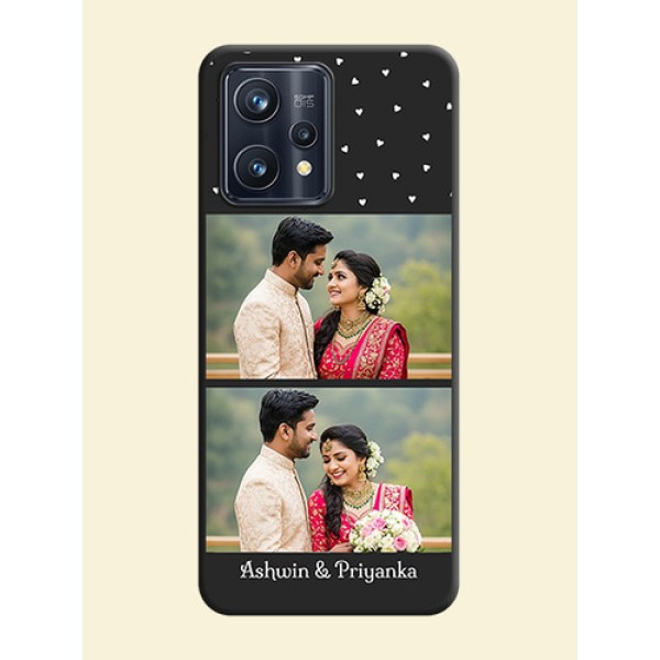 Miniature Love Symbols with Name on Space Black Custom Soft Matte Back Cover - Realme 9 Pro Plus 5G Miniature Love Symbols with Name on Space Black Custom Soft Matte Back Cover - Realme 9 Pro Plus 5G