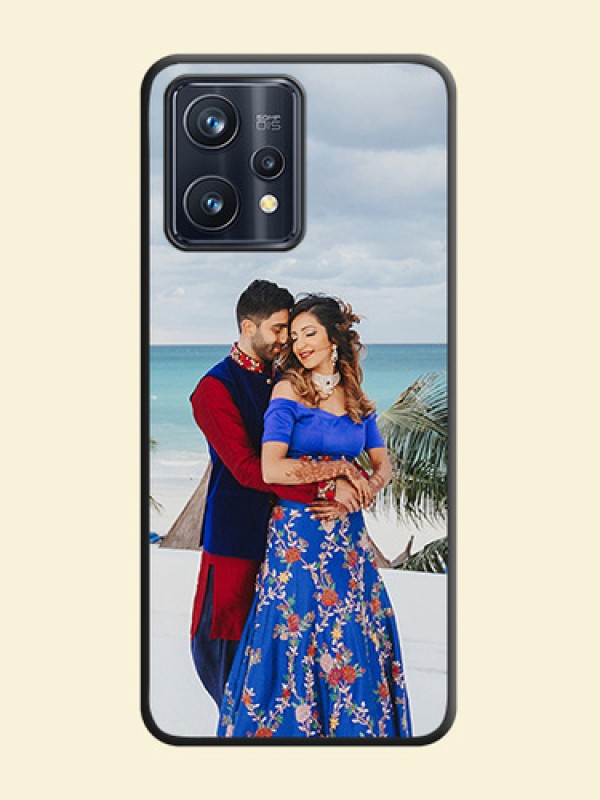 Full Single Pic Upload On Space Black Personalized Soft Matte Phone Covers -Realme 9 Pro Plus 5G