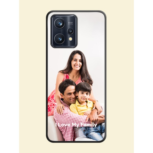 Full Single Pic Upload With Text On Space Black Personalized Soft Matte Phone Covers -Realme 9 Pro Plus 5G Full Single Pic Upload With Text On Space Black Personalized Soft Matte Phone Covers -Realme 9 Pro Plus 5G
