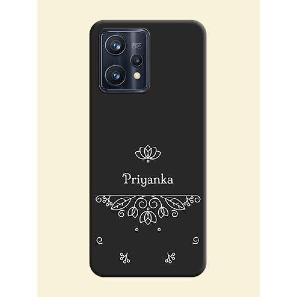 Lotus Garden Custom Text On Space Black Personalized Soft Matte Phone Covers -Realme 9 Pro Plus 5G Lotus Garden Custom Text On Space Black Personalized Soft Matte Phone Covers -Realme 9 Pro Plus 5G