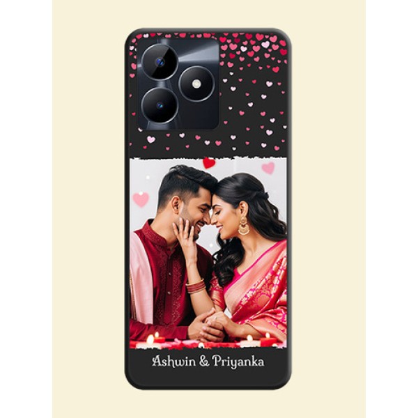 Fall in Love with Your Partner - Photo on Space Black Soft Matte Phone Cover - Realme C53 Fall in Love with Your Partner - Photo on Space Black Soft Matte Phone Cover - Realme C53
