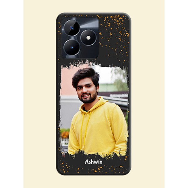 Spray Free Design - Photo on Space Black Soft Matte Phone Cover - Realme C53 Spray Free Design - Photo on Space Black Soft Matte Phone Cover - Realme C53
