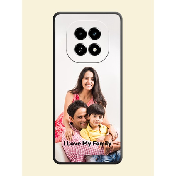 Full Single Pic Upload With Text On Space Black Custom Soft Matte Mobile Back Cover - Realme C63 5G Full Single Pic Upload With Text On Space Black Custom Soft Matte Mobile Back Cover - Realme C63 5G