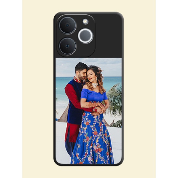 Image Upload With Space Black Color On Custom Soft Matte Mobile Back Cover - Realme C71 4G Image Upload With Space Black Color On Custom Soft Matte Mobile Back Cover - Realme C71 4G