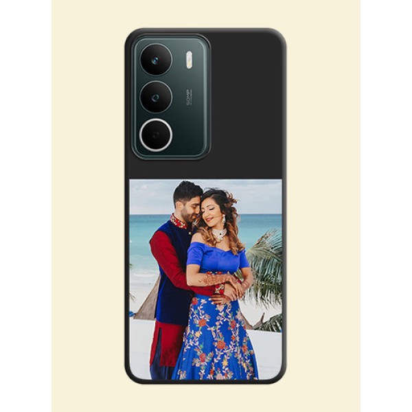 Image Upload With Space Black Color On Custom Soft Matte Mobile Back Cover - Realme C71 5G Image Upload With Space Black Color On Custom Soft Matte Mobile Back Cover - Realme C71 5G