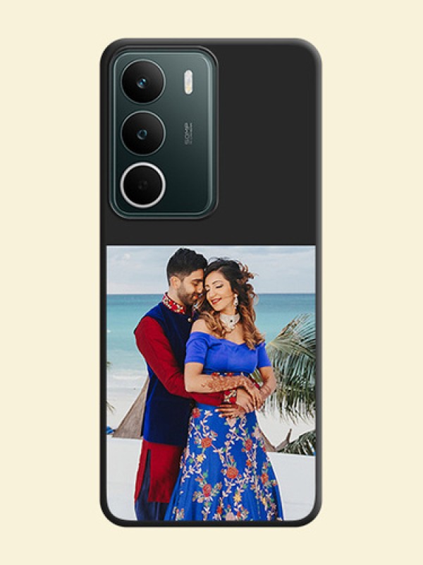 Image Upload With Space Black Color On Custom Soft Matte Mobile Back Cover - Realme C71 5G