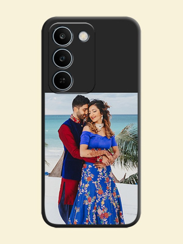 Image Upload With Space Black Color On Custom Soft Matte Mobile Back Cover - Realme C83 5G