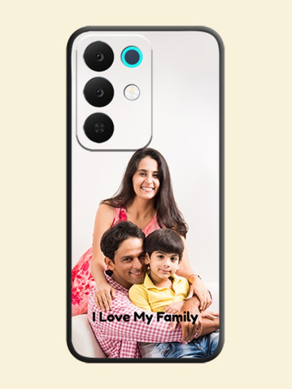 Full Single Pic Upload With Text On Space Black Custom Soft Matte Mobile Back Cover - Realme C85 5G