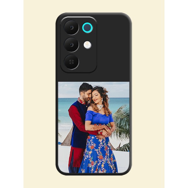Image Upload With Space Black Color On Custom Soft Matte Mobile Back Cover - Realme C85 5G Image Upload With Space Black Color On Custom Soft Matte Mobile Back Cover - Realme C85 5G